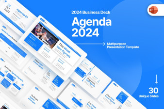Agenda Infographic 2024 PowerPoint Template